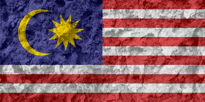 malaysia flag texture as a background photo