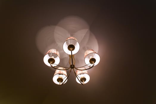 Modern white lamp on wall, Stylish lamp, Wall Lights. photo