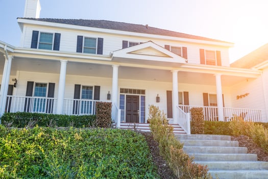 Facade of A Beautiful House photo