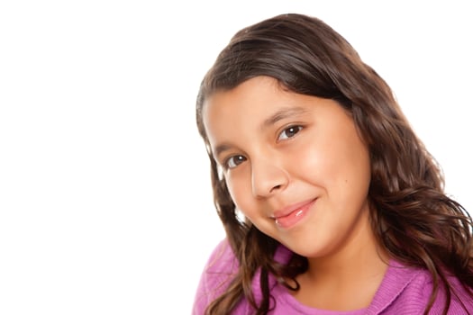 Pretty Hispanic Girl Portrait photo
