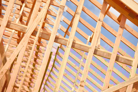 Abstract Home Construction Site photo