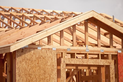 Abstract Home Construction Site photo