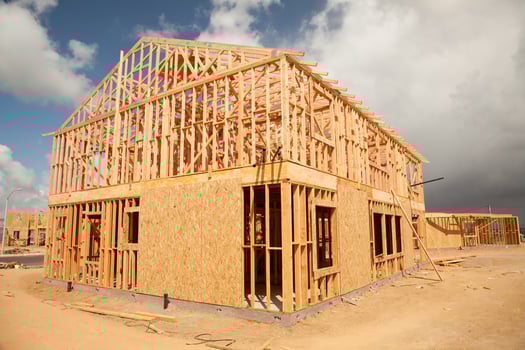 Abstract Home Construction Site photo