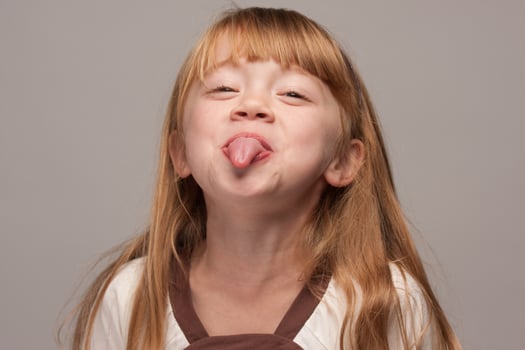Portrait of an Adorable Red Haired Girl photo