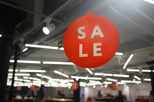 Sale signs Sale signs - shopping concept photo