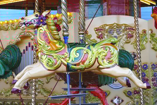 Fairground Carousel Horse photo