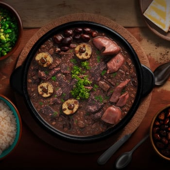 Delicious Brazilian Feijoada Food photo