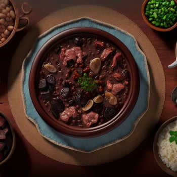 Delicious Brazilian Feijoada Food photo