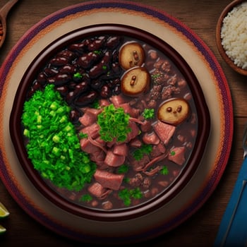 Delicious Brazilian Feijoada Food photo