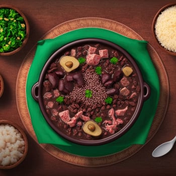 Delicious Brazilian Feijoada Food photo
