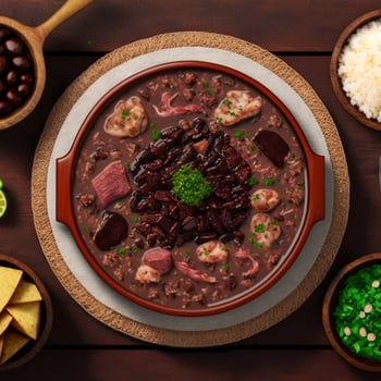 Delicious Brazilian Feijoada Food photo