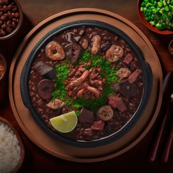 Delicious Brazilian Feijoada Food photo