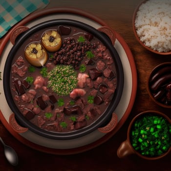 Delicious Brazilian Feijoada Food photo
