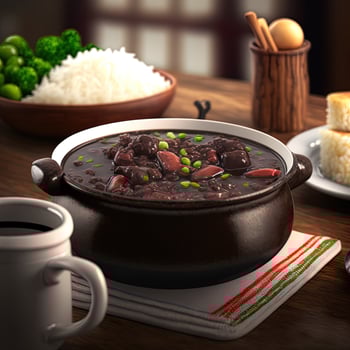Delicious Brazilian Feijoada Food photo