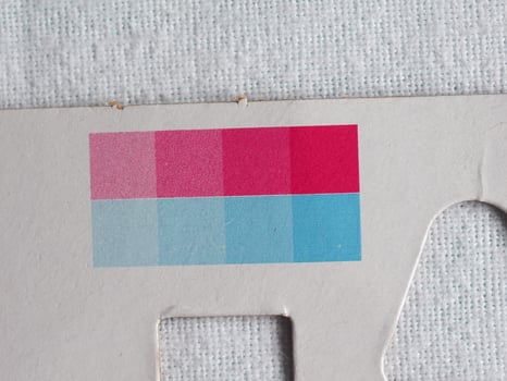 color bars for print quality control photo
