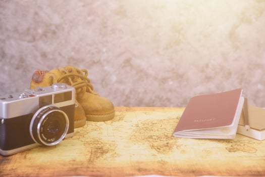 Accessories for Travel concept. photo