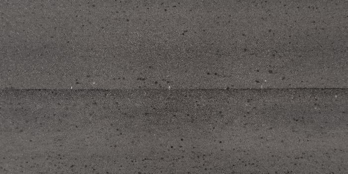 panorama view from above on surface texture of old asphalt road with cracks photo