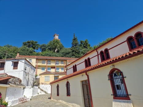 Ayioi Anargyroi Church at Varousi Trikala Old Town photo