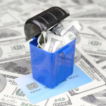 Concept of transfer and storage of funds in a virtual currency. Modern banking photo