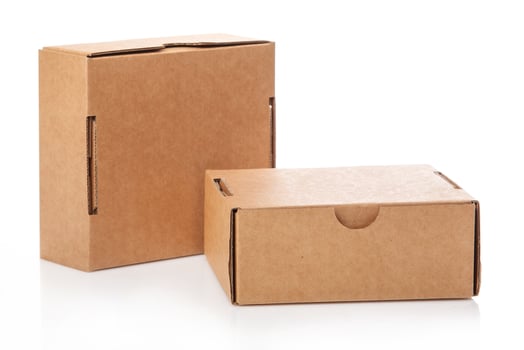 Small cardboard boxes photo