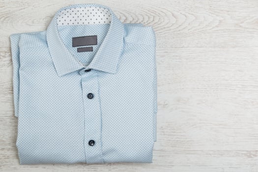 Stylish blue shirt photo