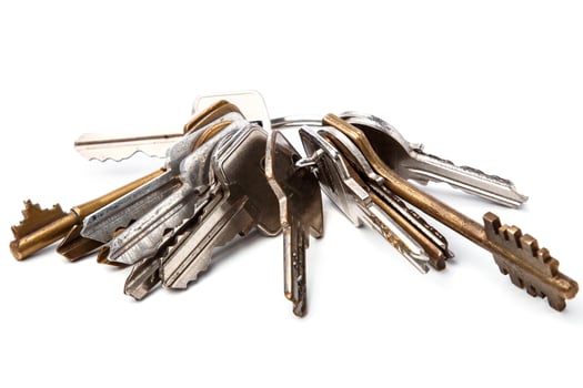 Bunch of different keys photo