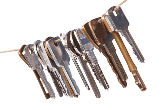 Keys on the thread photo
