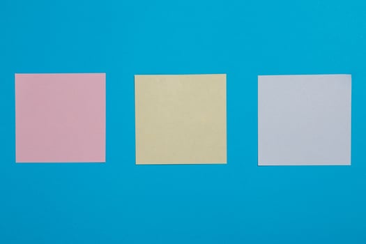 Colorful paper stickers photo