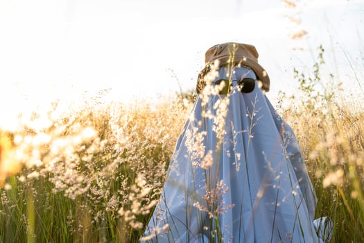 ghost with sparkling hat, ghost with sheet and sunglasses with halloween theme, mexico photo