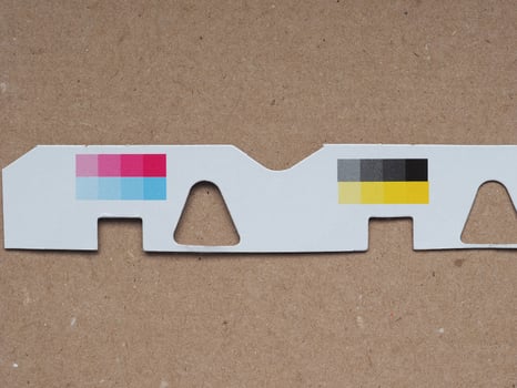 color bars for print quality control photo