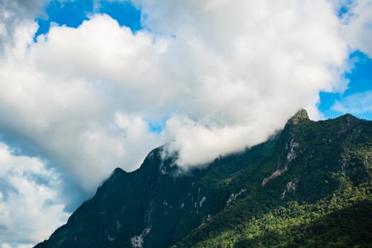 landscape of mountain Doi Luang Chiang Dao Chiang Mai Thailand photo