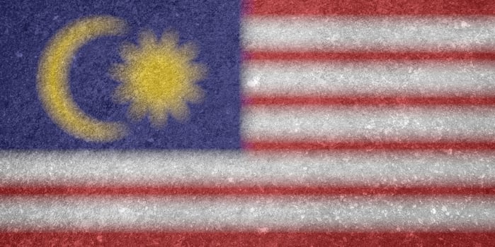 malaysia flag texture as a background photo