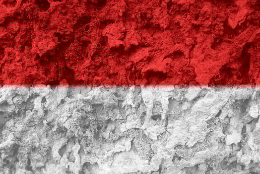Indonesian flag texture as a background photo