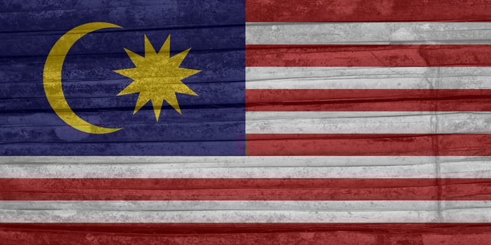 malaysia flag texture as a background photo