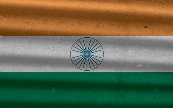 Indian flag texture as a background photo