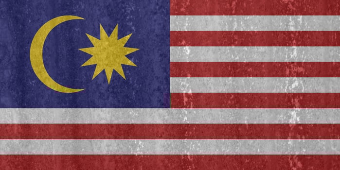 malaysia flag texture as a background photo