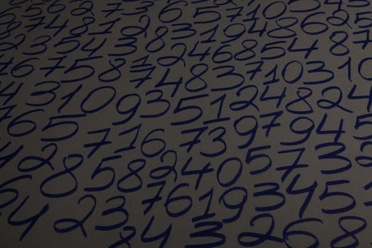 Background of numbers. from zero to nine. Numbers texture. Finance data concept. Mathematic. Seamless pattern with numbers. financial crisis concept. Business success. photo