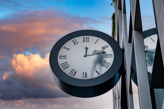 Maarten Baas Real Time clock at Paddington photo