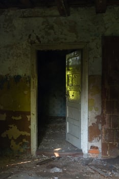 Interior of an Abandoned House photo