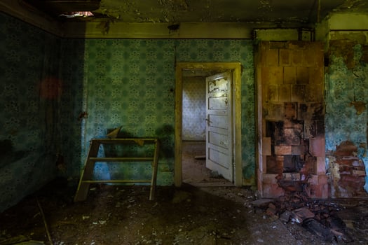 Interior of an Abandoned House photo