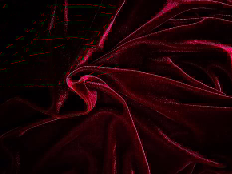Red velvet fabric texture used as background. Empty red fabric background of soft and smooth textile material. There is space for text. photo