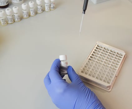 Science laboratory test tubes , laboratory equipment photo
