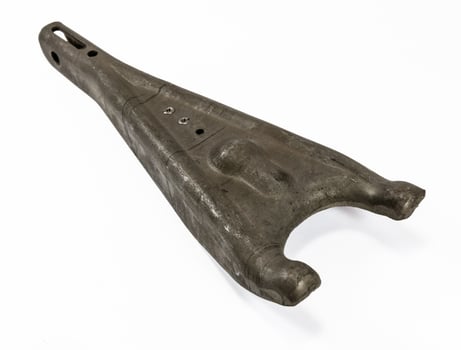 Antique automotive transmission clutch fork photo