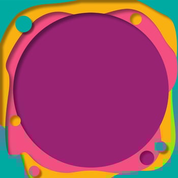 Social Media Post Template with copy space photo