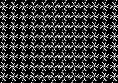 Black and white floral pattern for coloring, background, fabric pattern. photo
