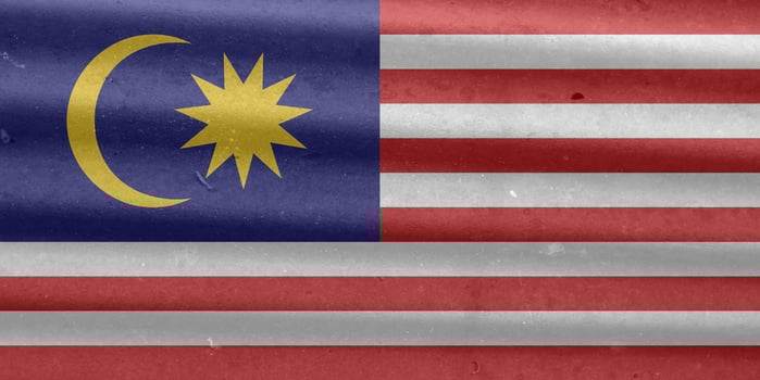 malaysia flag texture as a background photo
