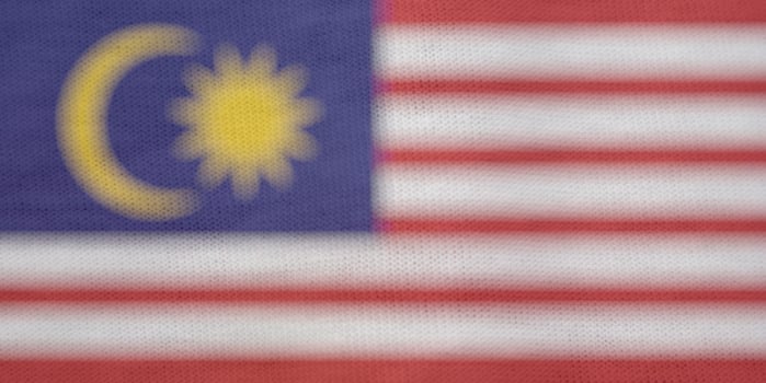 malaysia flag texture as a background photo