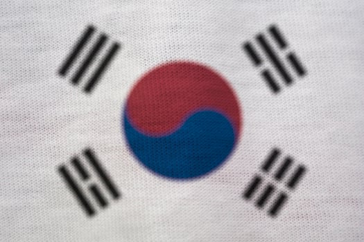 korean flag texture as a background photo