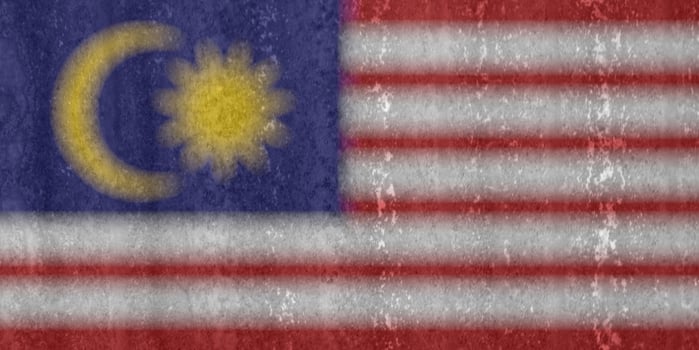 malaysia flag texture as a background photo