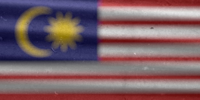 malaysia flag texture as a background photo